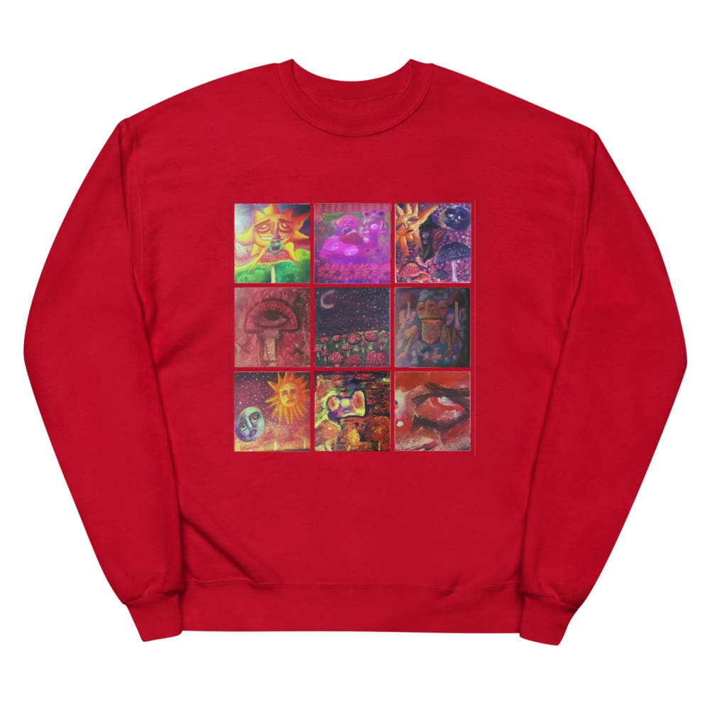 Image of Acid Dreams Unisex fleece sweatshirt