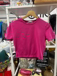 Zara pink crop top