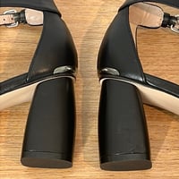 Image 14 of Stuart Weitzman Black Ankle Strap Open Toe Genuine Leather Women's Sandals