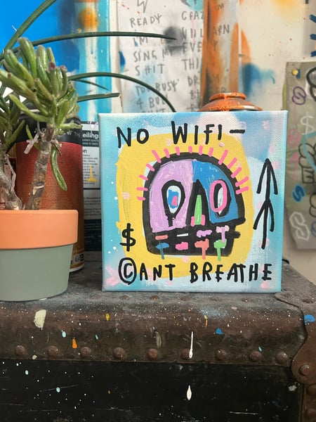 Image of No WiFi canvas 