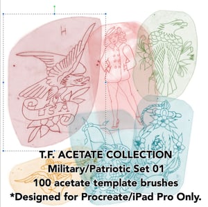 Image of Acetate Bundle 540 Stamps! For ipad procreate only!