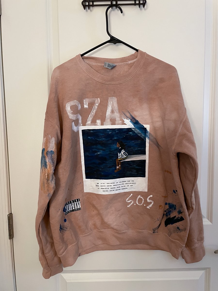 Image of “S.O.S.” custom sweatshirt