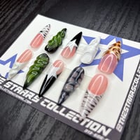 Image 2 of Abstrackt 2 (Medium Almond/Stilleto)