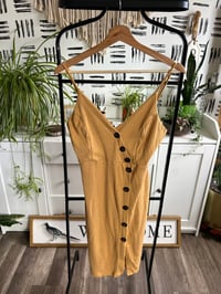 Image 1 of musturd ribbed dress