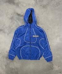 Image 2 of ROYAL BLUE REFLECTIVE FULLZIP NYLON WINDBREAKER
