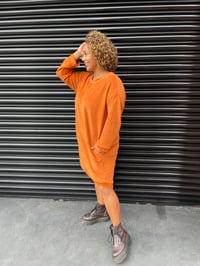 Image 2 of Milano Jumper Dress - Pumpkin Spice 