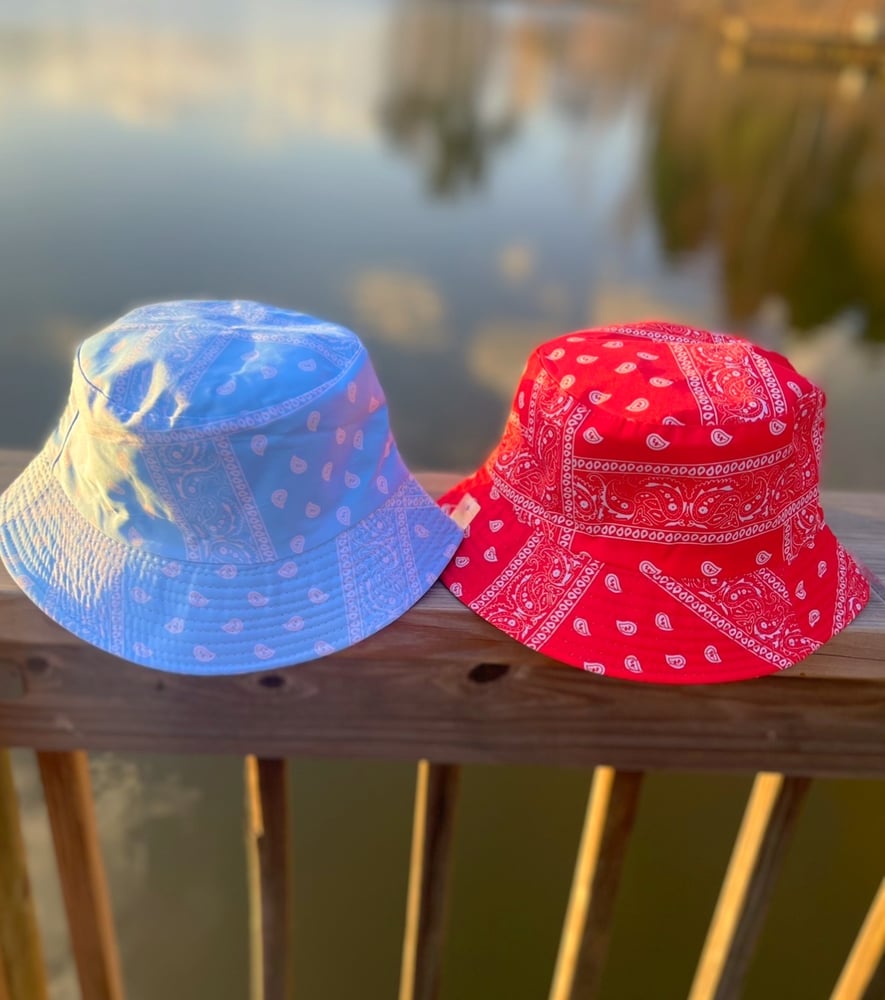 Image of BANDANA BUCKET HATS 