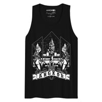 Lion Statue Tank Top - Black