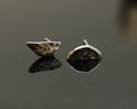 NEW Silver Half Moon Earrings