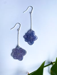 Image 1 of Blue Hydrangea Dangles 2