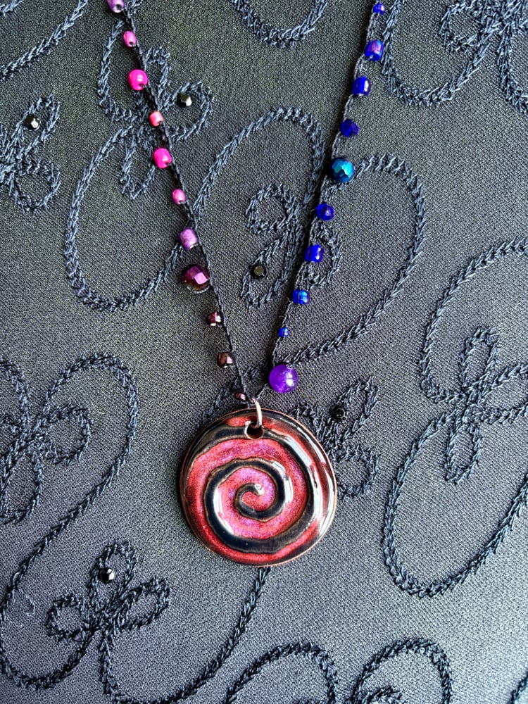 Image of Spiral Necklace #2