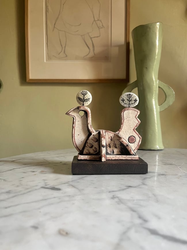  LARGE SUN BIRD SCULPTURE