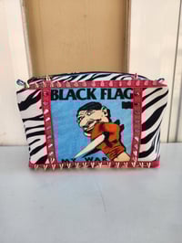 Image 5 of Studded Box Pouch : Black Flag, Bad Brains, Cock Sparrer