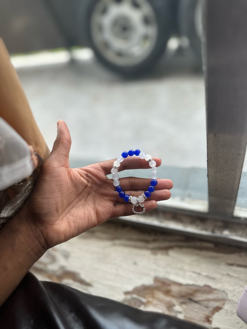 Image of Hello Kitty Charm 🐈‍⬛ - Blue