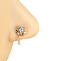 Image 1 of Wing heart stud