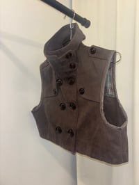 Image 1 of crop italian vest 