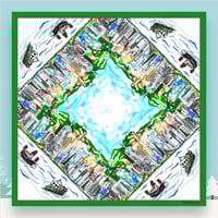 Image 1 of Hong Kong Harbour Scarf