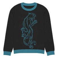 Image 6 of Blue Panther Knitted crew neck sweater