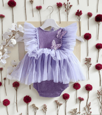 Image 1 of Baby Photoshoot dress | Elowen | age 2-3 years | size 92/98 | lilac