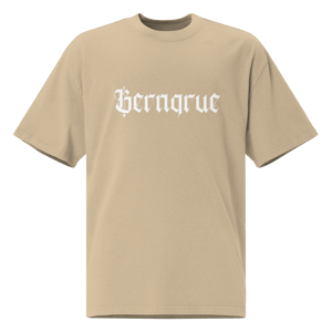 Mens mace & chain Oversized faded t-shirt