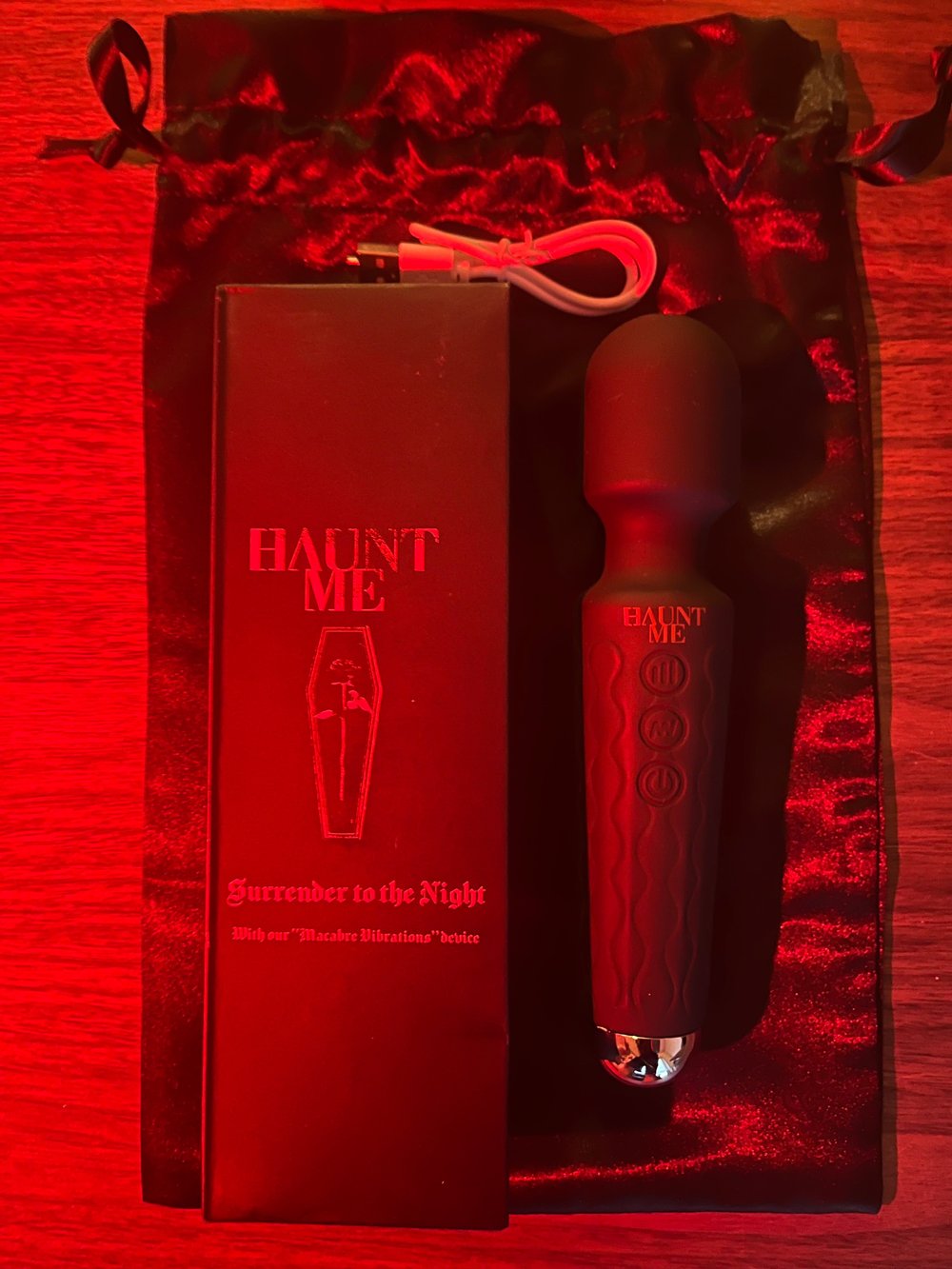 Haunt Me “Macabre Vibrations” Surrender to the Night Custom Vibrator 