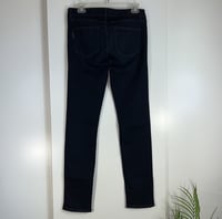 Image 3 of PAIGE skyline skinny straight leg dark blue denim jean