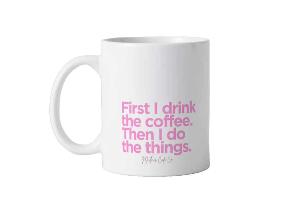 Image of Meilleur Cafe First Coffee Mug