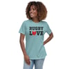 TryZone Rugby Love - Women's Relaxed T-Shirt