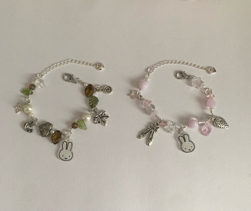 miffy inspired ballet bracelet