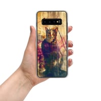 Image 6 of Beautiful Colorful Oil Painting Tabby Cat Inspired Clear Case for Samsung®