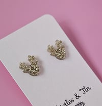 Image 4 of Glitter Reindeer Studs