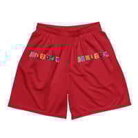 Image 1 of RUOK2DAY CUTOUTS SHORTS - RED