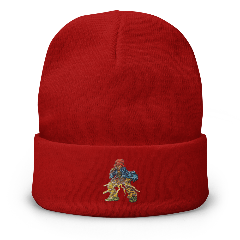 "AUDACI" SLO Embroidered Beanie [ART ILLUSTRATED BY GREGORY HAWKINS]