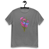 Image 13 of Unisex classic tee, Dragonfly Wildflower Bouquet Tee