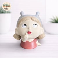 Cute Girl Planter Pot - 16cm