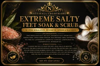 Image 3 of EXTREME SALTY FEET SOAK & SCRUB & EXTREME FOOT CREAM