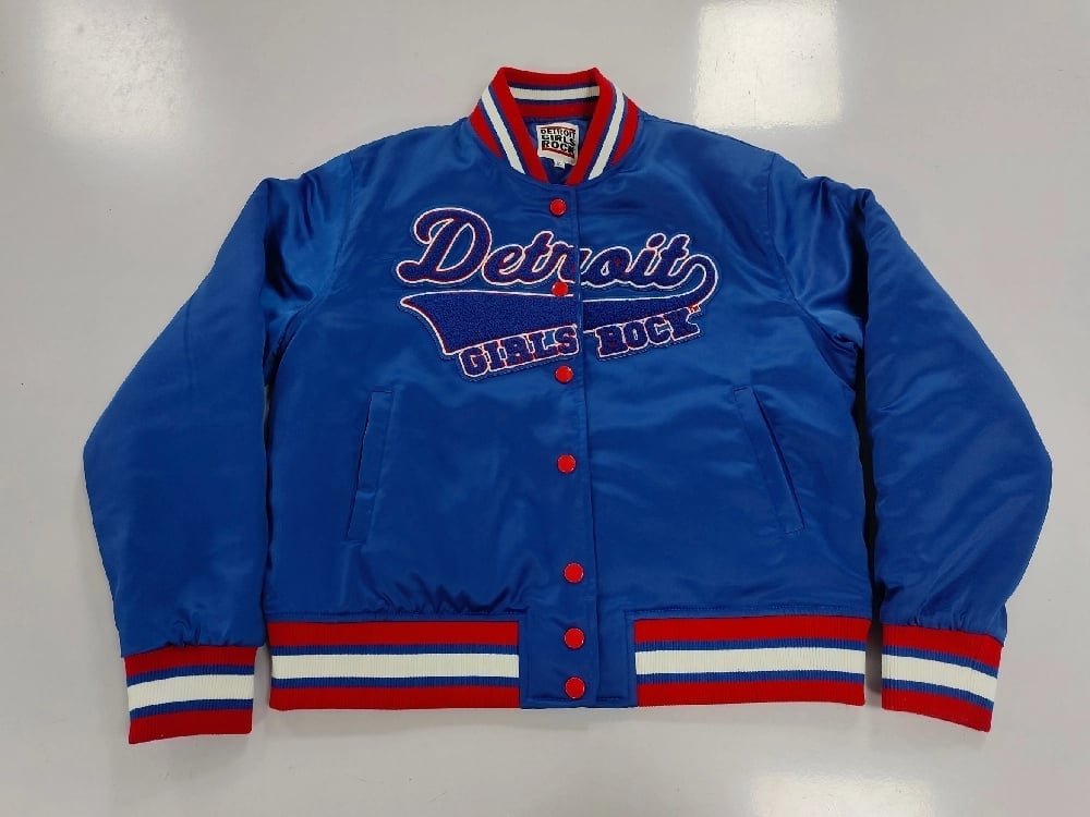 Image of StarHer DGR Jacket - Royal Blue (with Red & White Collar, Cuff, & Waist)