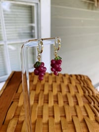 Image 3 of Grape Earrings