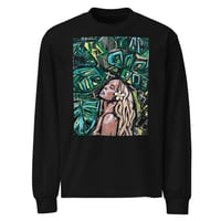 Image 2 of "Arriving" Premium heavyweight long sleeve shirt