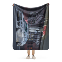 Image 1 of Serpent Sherpa blanket
