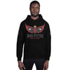 BOSSFITTED Red and Black 4 Logo Unisex Hoodie
