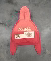 Image 1 of CORAL ROSE QUILTED LE UN ET SEULEMENT PATCH HOODIE FULL SET