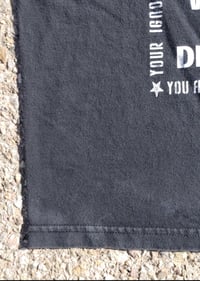 Image 11 of Vtg 2000s Leftover Crack F#*K World Trade T-Shirt Size (M)