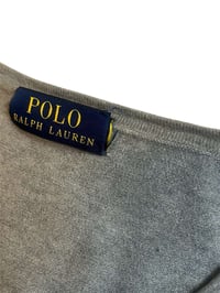 Image 5 of Grey V-Neck Sweater - Polo Ralph Lauren