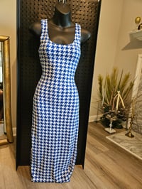 Image 1 of Houndstooth Midi Dress | More Colors Available.