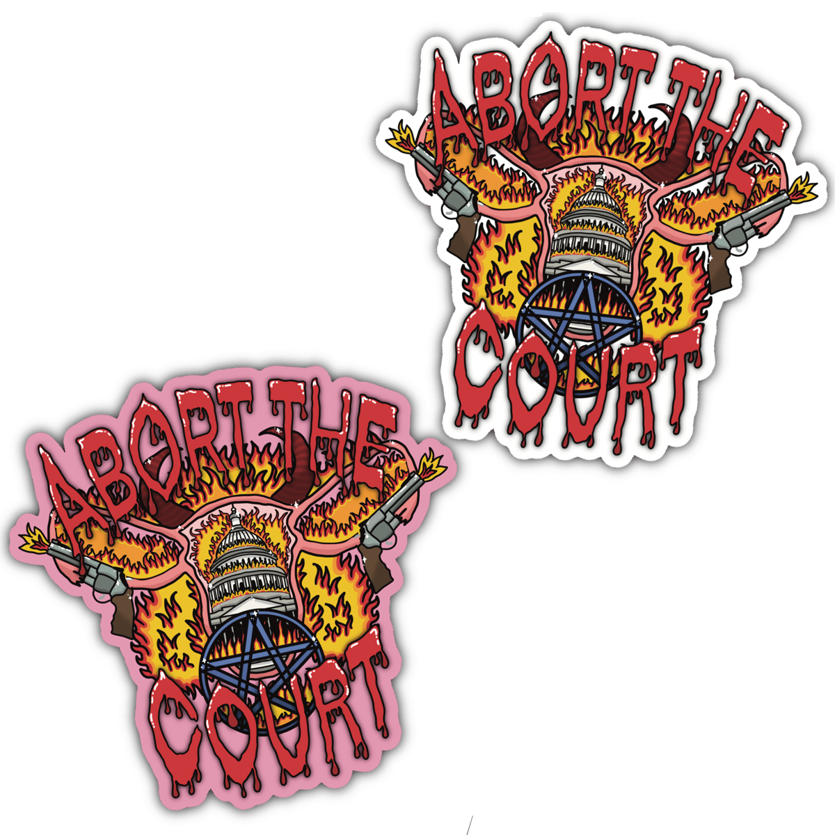 Abort the Court Sticker Amanda Eiden Abort the Court Sticker Amanda Eiden