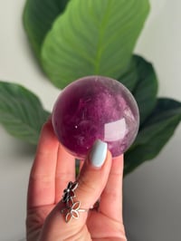 Image 2 of RAINBOW FLUORITE SPHERE -CHINA- L