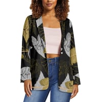 Image 1 of Women's Black Kalo Print Casual Blazer