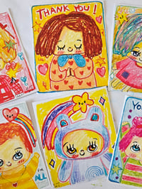 Image 3 of Pack of 6 mini cards