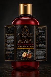 Image 1 of Activated Charcoal + Apple Cider Vinegar Loc Detox Shampoo
